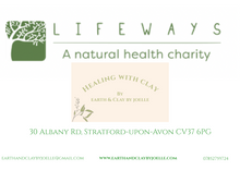 Load image into Gallery viewer, Healing with Clay session - Life-ways centre - Stratford Upon Avon - 27th June 2026 10.30am-12.30pm