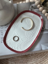 Load image into Gallery viewer, Art #3Trinket Dish | Clay Deco Tray | bohemian Jewellery Holder