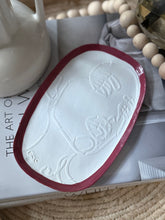 Load image into Gallery viewer, Art #3Trinket Dish | Clay Deco Tray | bohemian Jewellery Holder