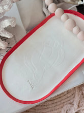 Load image into Gallery viewer, Seashell Trinket Dish | Clay Deco Tray | bohemian Jewellery Holder