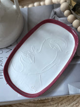 Load image into Gallery viewer, Art #2Trinket Dish | Clay Deco Tray | bohemian Jewellery Holder