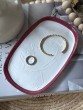Load image into Gallery viewer, Art #2Trinket Dish | Clay Deco Tray | bohemian Jewellery Holder