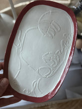 Load image into Gallery viewer, Art #3Trinket Dish | Clay Deco Tray | bohemian Jewellery Holder