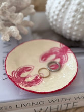Load image into Gallery viewer, Round Lobster jewellery dish / Trinket tray / Jewellery tray