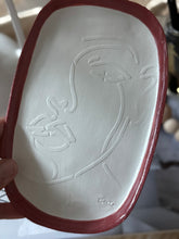Load image into Gallery viewer, Art #2Trinket Dish | Clay Deco Tray | bohemian Jewellery Holder