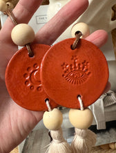 Load image into Gallery viewer, The Moon and the Eye Boho Bag charm / Hanging decor