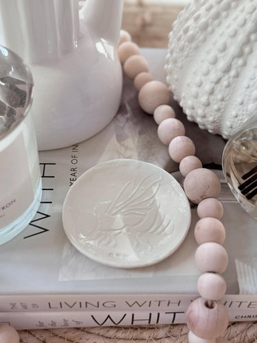 Small Bee handmade trinket / Wall decor / For all dish - BEE #1