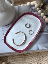Load image into Gallery viewer, Art #1 Trinket Dish | Clay Deco Tray | bohemian Jewellery Holder