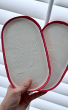 Load image into Gallery viewer, Coral Trinket Dish | Clay Deco Tray | bohemian Jewellery Holder