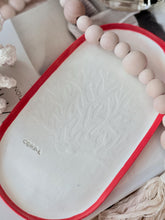 Load image into Gallery viewer, Coral Trinket Dish | Clay Deco Tray | bohemian Jewellery Holder