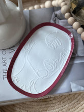 Load image into Gallery viewer, Art #2 Trinket Dish | Clay Deco Tray | bohemian Jewellery Holder