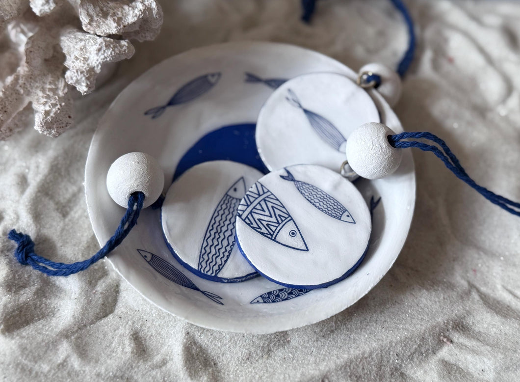 Round jewellery dish / Trinket tray / Jewellery tray